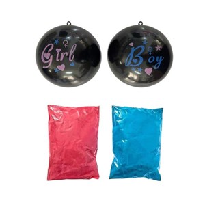 Nouveauté : Ballon de révélation du sexe de 12 cm, œuf surprise garçon ou fille avec confettis roses et bleus pour les fournitures de fête de baby shower - Product Image 6