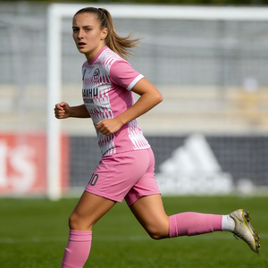 कारखाने कस्टम पॉलिएस्टर त्वरित सूखी महिला फुटबॉल जर्सी टी-शर्ट क्लब त्वरित सूखी क्लब वर्दी कस्टम खेल फुटबॉल जर्सी - Product Image 3