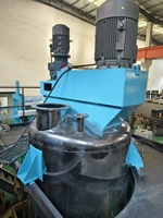 Cuve de mélange/Réacteur Polyc SUS304/SS316L avec chauffage PLC et grattoir pour peinture, revêtement, mastic, plâtre, adhésif, silicone