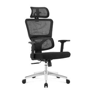 Fabricante de muebles de oficina ergonómicos, fabricante de sillas, sillas de oficina de malla ejecutiva de lujo con soporte lumbar - Product Image 3