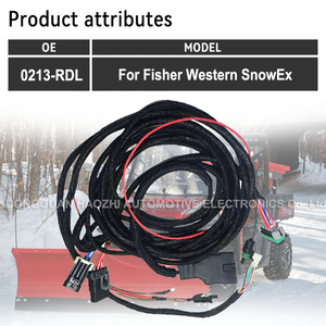 HZEMS 26345 Neuer Kabelbaum für Western Fisher Schneepflug 3-poliger 3-Stecker-Kabelbaum für SnowEx-Kabel 0213-RDL - Product Image 2