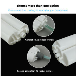 दो घटक कारतूस 1:1/2:1/4:1/10:1 50 मिलीलीटर b प्लास्टिक ट्यूब गोंद कारतूस - Product Image 6