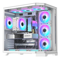 Lovingcool casing PC Gaming, pendingin CPU kipas ARGB 120mm, pendingin cepat sunyi, casing pendingin Logo atau parameter kustom pabrik 100%