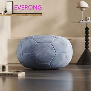 Dali Tabouret à pédale en cuir givré pour chaussures de football, pour chambre, dressing, salon, nouveau produit design - Product Image 3