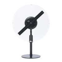 Ventilateur holographique 3D LED pour publicité, haute définition, WiFi, application de contrôle à distance, Bluetooth, pour magasin (8,66 pouces)