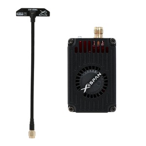 RushFPV XSPAN 5W VTX 3.1G-3.8G 32CH 37dBm เครื่องส่งสัญญาณวิดีโอแบบอนาล็อก <span class=keywords><strong>IRC</strong></span> Tramp 7-30V SMA ฮีทซิงค์สำหรับระยะไกล FPV ปีกตรึง - Product Image 4