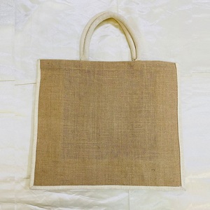 New Manufacturer Wholesale Eco Reusable Burlap Handbag Custom Logo Jute Tote <b>Bag</b> From Bangladesh for Supermarket Use <b>Gift</b> Giving - Product Image 1
