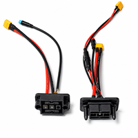 Connecteur de batterie au lithium 50A 3+8 broches pour armoire flottante, prise de câblage IP67 en cuivre argenté pour empilage