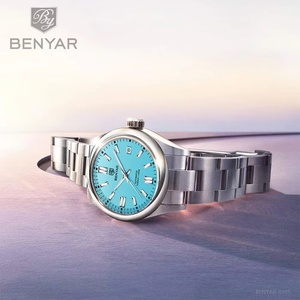 BENYAR Top Brand Luxury Automatic <b>Mechanical</b> <b>Watch</b> 316L Stainless Steel 100M Waterproof Night Light Business <b>Watch</b> for Men - Product Image 2