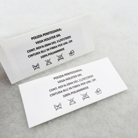 Étiquette RFID NFC longue portée personnalisée à code QR, autocollant passif rectangulaire pour vêtements