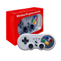 Control de Juego Retro para PC con Doble Vibración y Giroscopio de Seis Ejes, Joystick Turbo Inalámbrico para Nintendo Switch