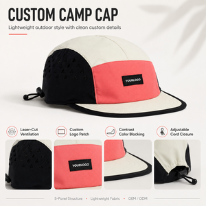 <span class=keywords><strong>Casquette</strong></span> de <span class=keywords><strong>course</strong></span> non structurée <span class=keywords><strong>à</strong></span> 5 panneaux DYMF avec logo personnalisé, visière flottante en EVA, <span class=keywords><strong>casquette</strong></span> de camping perforée découpée au laser, <span class=keywords><strong>casquette</strong></span> de performance pour la <span class=keywords><strong>course</strong></span> - Product Image 2