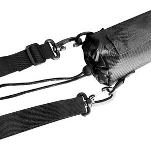 Porte-gobelet portable isotherme noir, sac tactique pour bouteille d'eau, housse à porter en bandoulière - Product Image 4