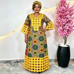 <span class=keywords><strong>Robe</strong></span> africaine brodée cirée pour femme, Boubou de luxe, <span class=keywords><strong>Robe</strong></span> de cérémonie turque, <span class=keywords><strong>Robe</strong></span> de soirée, <span class=keywords><strong>Robe</strong></span> de mariage et de fête en <span class=keywords><strong>Bazin</strong></span> Riche au design riche - Product Image 2