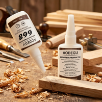 Colle super résistante pour bois, 50g, adhésif transparent, imperméable, utilisé pour la réparation du bois, la menuiserie, le bricolage