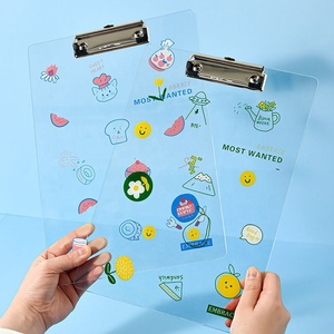 Portapapeles Acrílico A4 Transparente con Logotipo Personalizado, para Oficina o Escuela, Impresión de Tablero de Escritura - Product Image 4