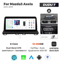 DUDUAUTO Cocok untuk Mazda3 Axela 2014-2019 Sistem Android Modifikasi Layar Navigasi Bluetooth Car-play
