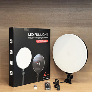 <span class=keywords><strong>M666</strong></span>ไฟ14นิ้วหรี่แสงได้3000K-6500K แผงควบคุมวิดีโอ LED แบบเต็มหน้าจอพร้อมรีโมทสำหรับการถ่ายทอดสด - Product Image 1