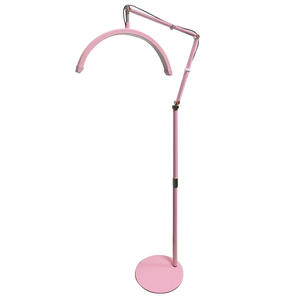 Demi-lune lumière noir sol support de téléphone suspendu <span class=keywords><strong>lampe</strong></span> à ongles lumière LED pour Extension de cils <span class=keywords><strong>esthétique</strong></span> ongles Salon tatouage beauté - Product Image 3