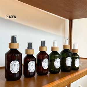 Wholesale Fine Mist Plastic Spray Bottle 100ml 150ml 200ml Amber Continuous Lotion <strong>Pump</strong> for Hair Screen Printed Surface - Product Image 1