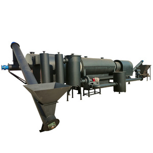 Công nghiệp hạnh nhân Hạt điều vỏ <span class=keywords><strong>Char</strong></span> nhiệt phân nhà máy vỏ dừa carbonization Lò than non nhà máy lọc để bán - Product Image 4