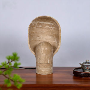 Lámpara de Mesa LED Moderna Nórdica de Mármol con Pantalla Multicolor Ecológica para Estudio, Sala de Estar, Dormitorio y Mesita de Noche - Product Image 1