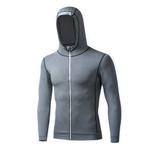 <strong>Mens</strong> Long Sleeve UV Protection Hoodie Rash Guard Hiking Fishing <strong>Swim</strong> <strong>T</strong> <strong>Shirt</strong> Sun <strong>Shirts</strong> - Product Image 3