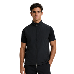 <span class=keywords><strong>Gilet</strong></span> coupe-vent léger de luxe pour <span class=keywords><strong>homme</strong></span>, réversible, personnalisé, rouge brique, <span class=keywords><strong>sans</strong></span> manches, OEM - Product Image 4