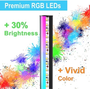 Drop Shipping Modern Makeup Display Home Living Room Stage Lridescent Lamp Night <strong>Light</strong> Floor Table <strong>Rainbow</strong> Standing <strong>Lights</strong> - Product Image 3