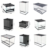 Kandang Terarium Kaca Grosir 45*45*60cm Tanpa Kaca untuk Perlengkapan Reptil dan Amfibi