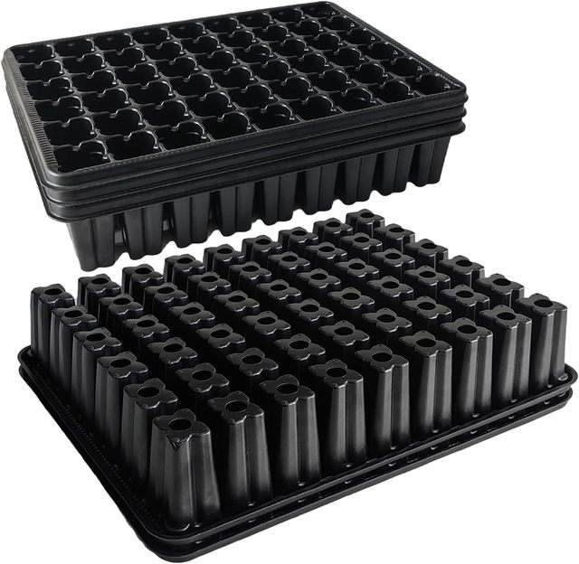 Seedling 28 50 72 128 Cells Seed Trays Seedling Starter Vegetable Plant Germination Tray