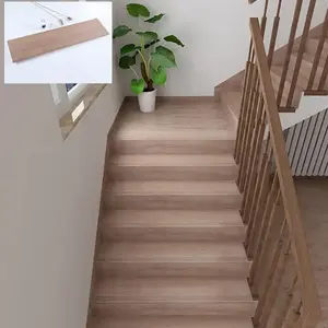 階段階段タイル木目調床タイル厚く全身施釉デザイン磁器階段