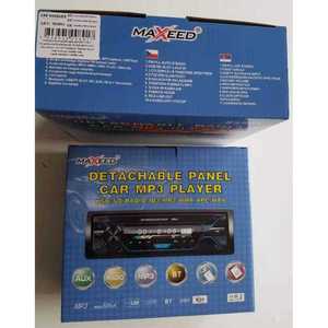 Lecteur MP3 pour voiture Maxeed avec panneau détachable, USB, SD, radio, MP3, WMA, APE, WAV, BT, AUX - Product Image 1