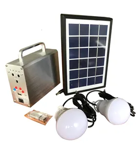 Multi-Function Smart Solar Charging System Off-Grid Rechargeable Solar Panel Lighting for Car & Battery Power Source