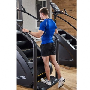 Nouvel arrivage Équipement de gymnastique <span class=keywords><strong>d</strong></span>'<span class=keywords><strong>escalade</strong></span> à vitesse réglable Step Stair Trainer Step Mill Stair Master Machine pour Gym - Product Image 6
