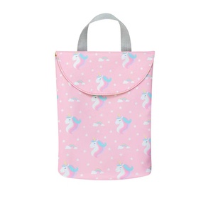 Customized Multi Functional Baby Diaper Caddy Organizer Reusable Waterproof Wet Bag Mummy <strong>Nappy</strong> <strong>Storage</strong> Travel Hanging Bags - Product Image 5