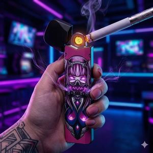 USB Rechargeable Electric Plasma <b>Lighter</b> with Long Handle <b>Windproof</b> Flameless Arc Ignition Gun for Candles BBQ Grills Gas Stoves - Product Image 5