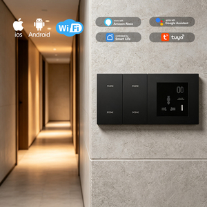 Interrupteur intelligent Nalite pour chambre d'hôtel, WiFi Zigbee, interrupteur maître, une seule touche pour éteindre toutes les lumières, rideaux, téléviseur, compatible avec Alexa et Google Voice Control - Product Image 1
