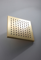 Robinet de baignoire thermostatique à double poignée pour salle de bain, ensemble de robinets de douche en laiton doré