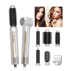 Sèche-<span class=keywords><strong>cheveux</strong></span> 6 en 1 avec <span class=keywords><strong>boucles</strong></span> à grande vitesse et sèche-<span class=keywords><strong>cheveux</strong></span> droit pour des soins capillaires polyvalents - Product Image 2