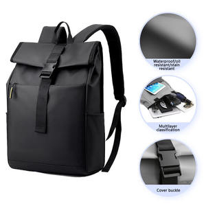 Sacs pour ordinateur portable personnalisés, imperméables, décontractés, sportifs, de voyage, à enroulement, grande capacité, sac à dos pour ordinateur portable avec port USB - Product Image 5