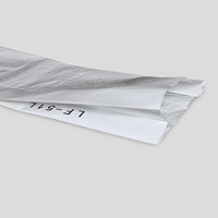 Sacs d'emballage en LDPE renforcés Jutai JVT-ZB25 à soufflets latéraux, robustes, thermoscellables, impression flexo pour ensachage industriel automatique