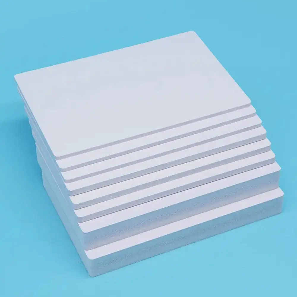 4x8ft high density celuka pvc board 2mm to 20mm White Color Rigid PVC Foam Sheet for advertising printing