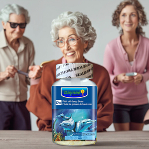 Integratore sanitario Daynee olio di pesce Deep Seas Softgel Capsule Omega 3 olio di pesce Gel morbido per DHA EPA salute del cervello - Product Image 2