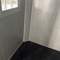 FLKT Conçu pour durer, maison pliable en acier galvanisé robuste, résistante aux ouragans et ignifuge, maison modulaire préfabriquée