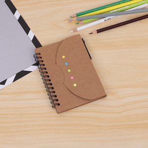 Hot Bán Xoắn Ốc Máy Tính Xách Tay A6 Và Bút Ghi Chú Dính Với Biểu Tượng Tùy Chỉnh Notepad Máy Tính Xách Tay Với Memo <span class=keywords><strong>Pad</strong></span> - Product Image 4