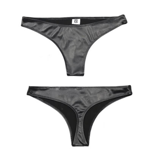 Tanga de látex sexy de talle bajo, micro tanga, lencería erótica, bragas con entrepierna en T, lencería para escenario, lencería sissy, tallas grandes - Product Image 1
