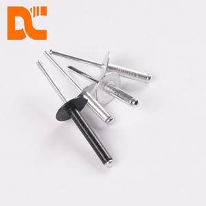 Rivets aveugles à grande bride <span class=keywords><strong>de</strong></span> qualité supérieure, en alliage antirouille, à tête <span class=keywords><strong>dôme</strong></span>, norme DIN7337, marque DC pour machines, applications marines et CVC - Product Image 2