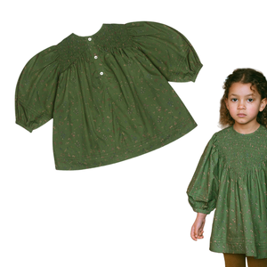 Vestito Estivo per Bambina, Senza Maniche, Lunghezza al Ginocchio, 100% Cotone, Stampa Floreale, Abbigliamento per Bambini all'Ingrosso - Product Image 4