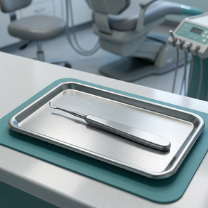 เครื่องมือถอนรากฟัน BK Industries Dental Root Elevator Syndesmotome รุ่นที่ 36 สีเงิน ด้ามจับตามหลักสรีรศาสตร์ ใช้งานด้วยมือ ระดับ Class I ได้รับการรับรองมาตรฐาน CE - Product Image 2